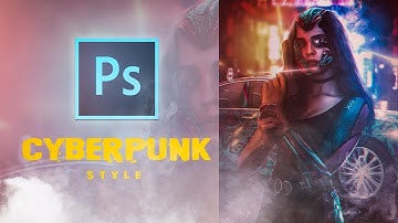 Creating a cyberpunk digital art in Photoshop