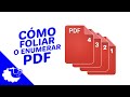 Como enumerar al revés un PDF - Foliar un PDF de final al inicio - Online