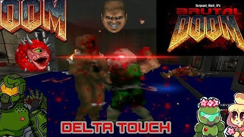 Brutal DOOM💀- gameplay- system control (delta touch Android)