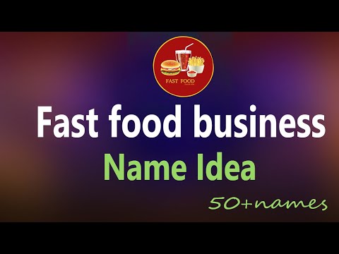 Fast food restaurant and business name idea. Fast food business name. food business name ideas list.