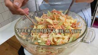 KANI CUCUMBER SALAD| Japanese style crab salad recipe 3 minutes cooking