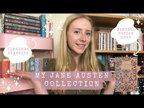 Sharing my Jane Austen collection *sets | bookshelf tour | Timeless classics | Vintage 1800s