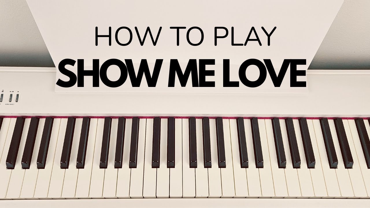 WizTheMc, bees & honey - Show Me Love | Piano Tutorial by Lolav |