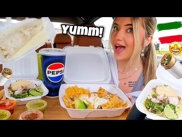 Authentic Mexican Food Mukbang! Burritos, Tacos & MORE! class=
