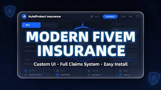 Best ESX Insurance System [Modern UI, Full Features] | FiveM Resource Showcase