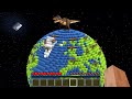 Super BIGGEST T-REX PLANET in Minecraft! DINOSAUR PLANET in LONG SPACE ANIMATION!