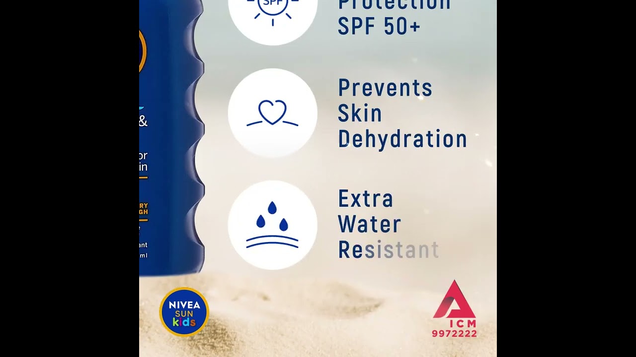 Protect & Care with SPF50+ by Nivea Sun Kids!