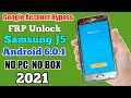 Samsung J5 (SM J500) FRP Unlock/ Google Account Bypass 2021 (Without PC)