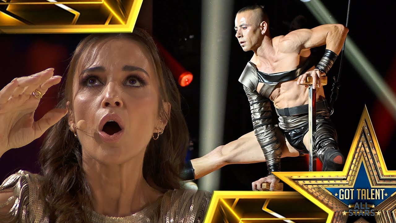 Este ACRÓBATA se pone al LÍMITE y lo da TODO para GANAR | Audiciones 03 | Got Talent: All-Stars 2023