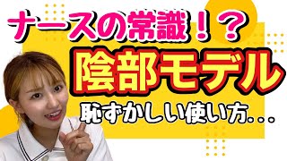 【陰部洗浄】陰部モデル＝陰部のモデル？！ナースがお世話になる看護師のリアルな世界。