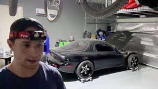 RX-7 FD Turbo LS - Radium Fuel Surge Tank Kit Install