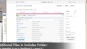 Compiling the Creature UE4 Plugin in C++
