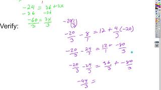 1 2A Part 1 Solving Multi-Step Equations