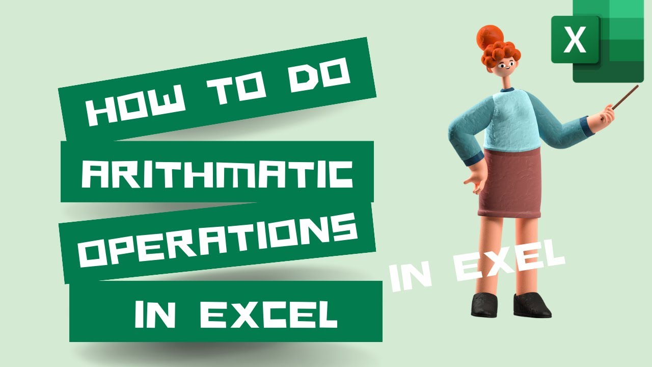 Arithmetic operations in Excel - YouTube