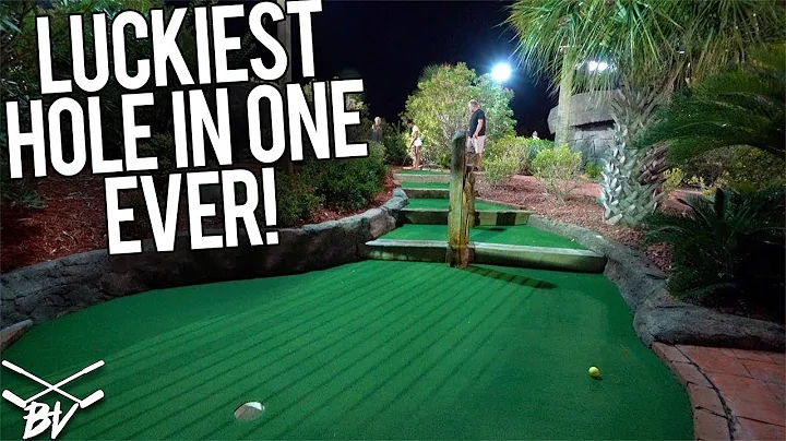 I HAVE NEVER SEEN A MINI GOLF HOLE IN ONE LIKE THIS!