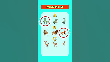 Memory Test - Only Genius Can - Brain Memory Riddles for IQ Test #shorts #riddles #viralvideo