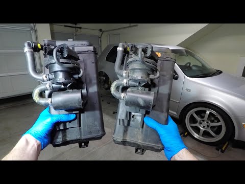 DIY: Volkswagen MK4 GTI / Jetta Fuel Leak Detection Pump (LDP) & Charcoal Canister I 4K