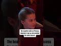 The beautiful smile on Princess Charlotte's face as she watched the ballet dancers