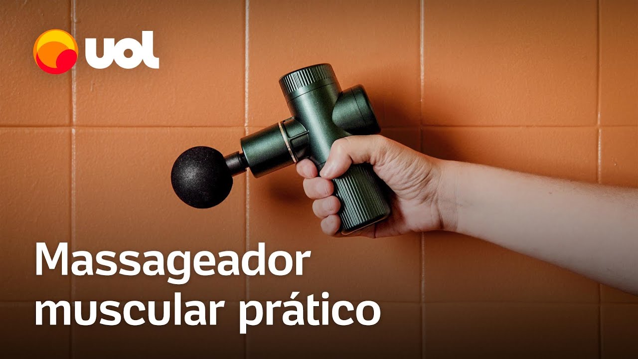 Pistola massageadora Multilaser ajuda a aliviar a tensão muscular ...