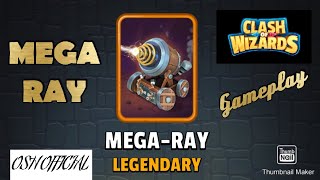 CLASH OF WIZARDS MEGA RAY (new card) GAMEPLAY screenshot 2
