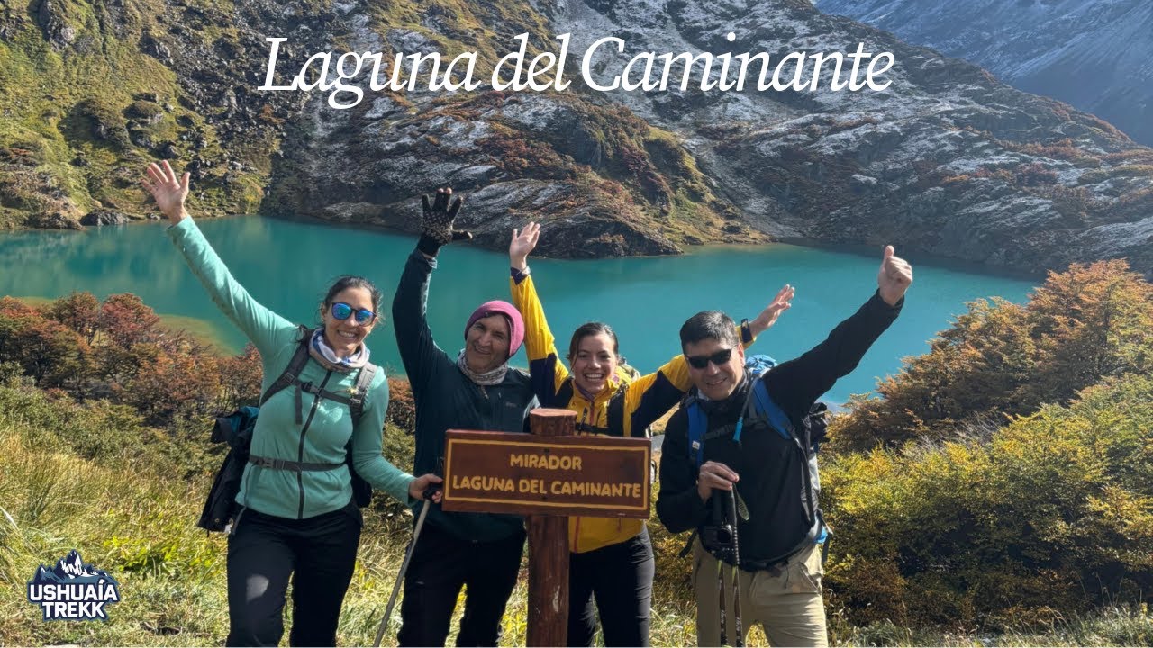 Explorando una de las lagunas mas hermosas de Ushuaia...Laguna del Caminante