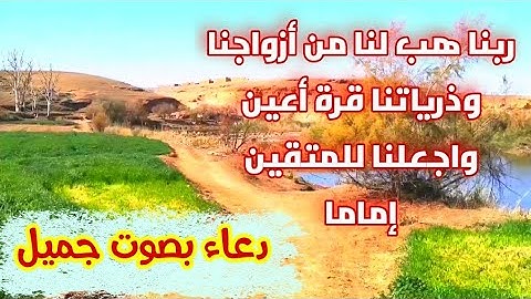 ربنا هب لنا من أزواجنا وذرياتنا قرة أعين واجعلنا للمتقين إماما مكررة ساعة | أدعية القرآن الكريم 🤲♥️