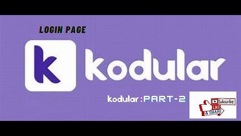 Kodular in kannada Login page #part 2