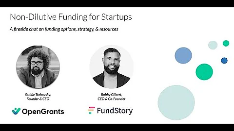 Non Dilutive Funding for Startups