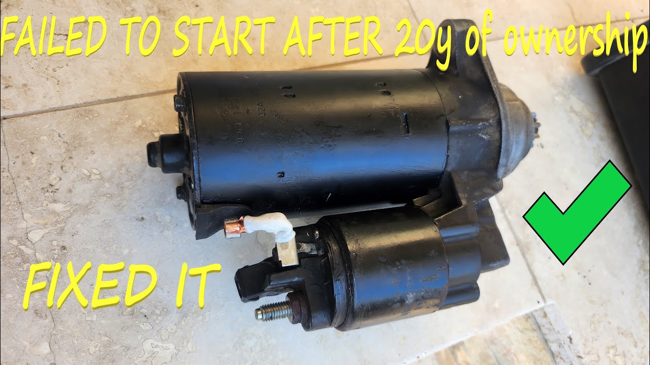 Failed to start - MK4 Golf Passat Jetta Starter motor repair