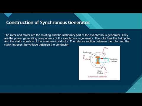 Synchronous Generator presentation