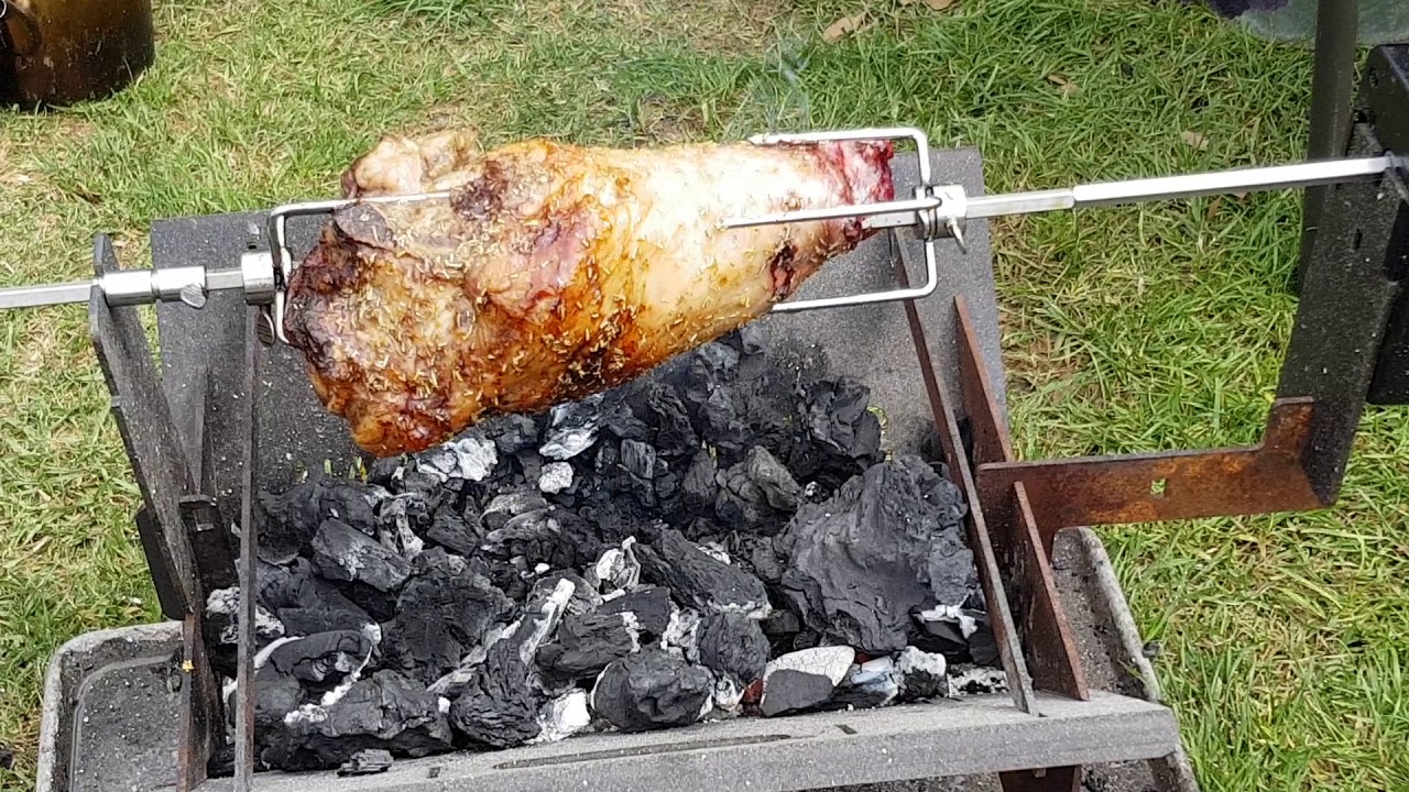 Lamb On The Spit At Melbourne Leisurefest 2018 Wedge Fire Pit Lamb On The Spit At Melbourne Leisurefest 2018 Wedge Fire Pit Camp Cooker 450