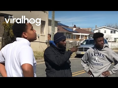 Stranger Interrupts Fight with a Lesson on Respect