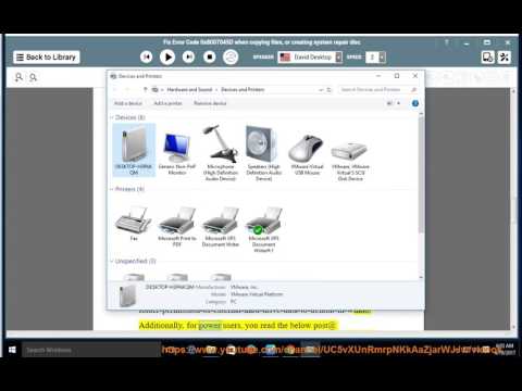 Fix error code 0x8007045D when copying files/creating system repair disc/installing Windows