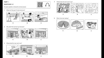 A2 KEY 1 Test 3 Listening Part 1