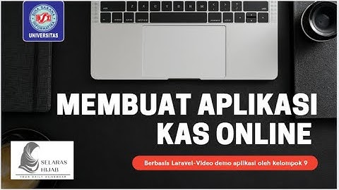 Demo aplikasi Kas Online Berbasis Web Laravel_Kelompok 9