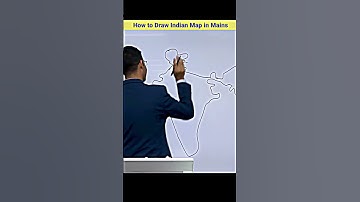 How to draw map in upsc mains 🗺️ IAS Sunil Kumar #SkyIAS #shorts ias motivation video