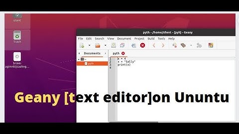 How to installaion Geany [text editor] on Ununtu