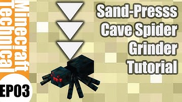 [New Mechanics] Cave Spider Grinder XP Farm 1.9 - Spider Press | Minecraft 1.9