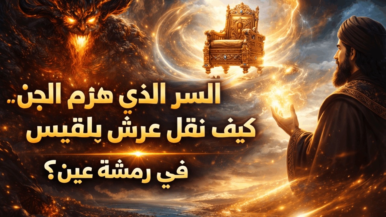 كيف استجاب الجن للملك والنبي  سليمان عليه السلام وماقصة بلقيس..