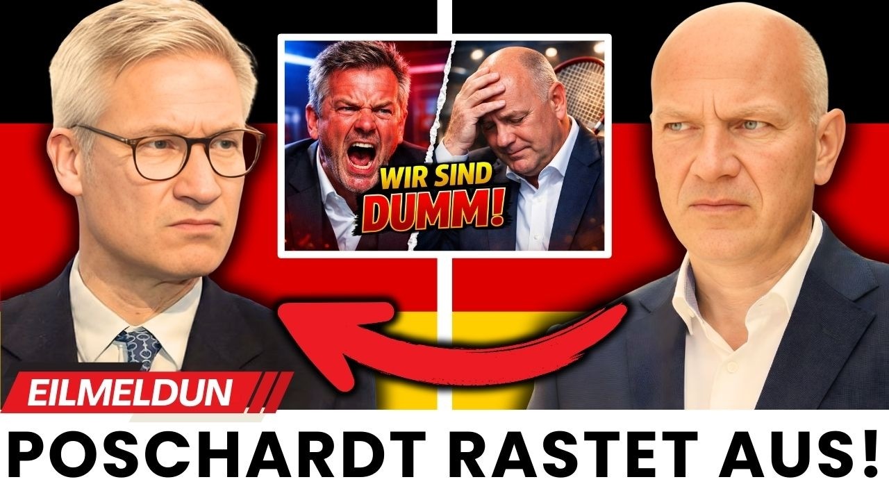 WIR SIND ZU DUMM!" - Poschardt RASTET AUS wegen Wegner BLAMAGE!