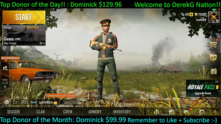 Custom Rooms with DerekG - PUBG Mobile Livestream 9/8/2018