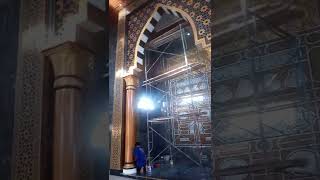 ornamen tulisan Arab masjid