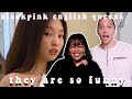 BLACKPINK speaking english but there's only one braincell REACTION (BLACKPINK REACTION)