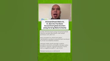Ahmad Dhani Bikin Al, El, dan Dul Terdiam Seusai Komplain Konten yang Serang Maia Estianty