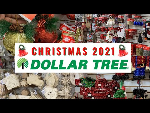 Dollar Tree Christmas Decor & Craft Corner Walkthrough - The Possibilities Are Endless!