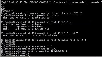 CCNP ROUTE Redistribution 18:  Policy Routing Lab