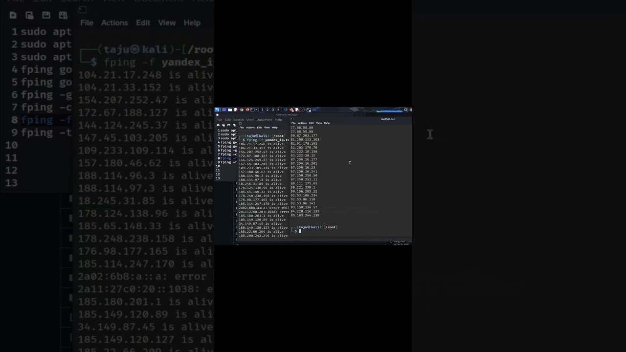 How to Use fping in Linux Fast Ping Multiple IPs part 4
