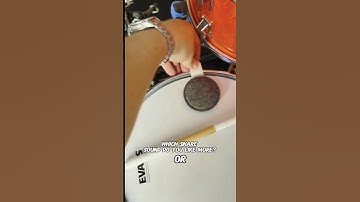 Which snare sound do you like more, 1 or 2? #shorts #short #drums #sound #tune #tuning #tone #snare