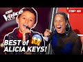 Beautiful ALICIA KEYS covers on The Voice Kids! 😍 | Top 10 (Part 2)