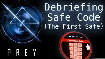 Prey (2017) First Safe Code Combination - Simulation Debriefing Room, Neuromod Division, Break Out